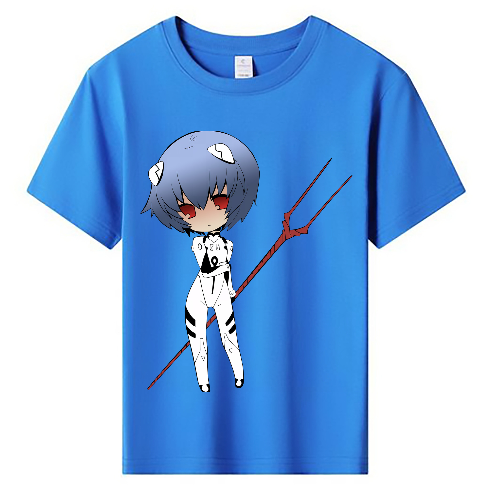 （画像用） EVA 新世紀エヴァンゲリオン 綿100％キッズTシャツ（フロントプリント）